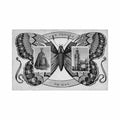 belgie halle vl br vlinder papillon une pensee de Vintage A4 Photo Print