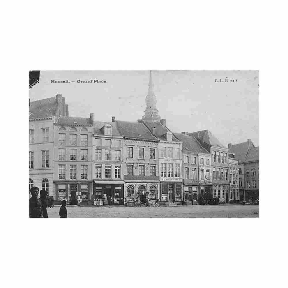 belgie hasselt limb grote markt Vintage A4 Photo Print