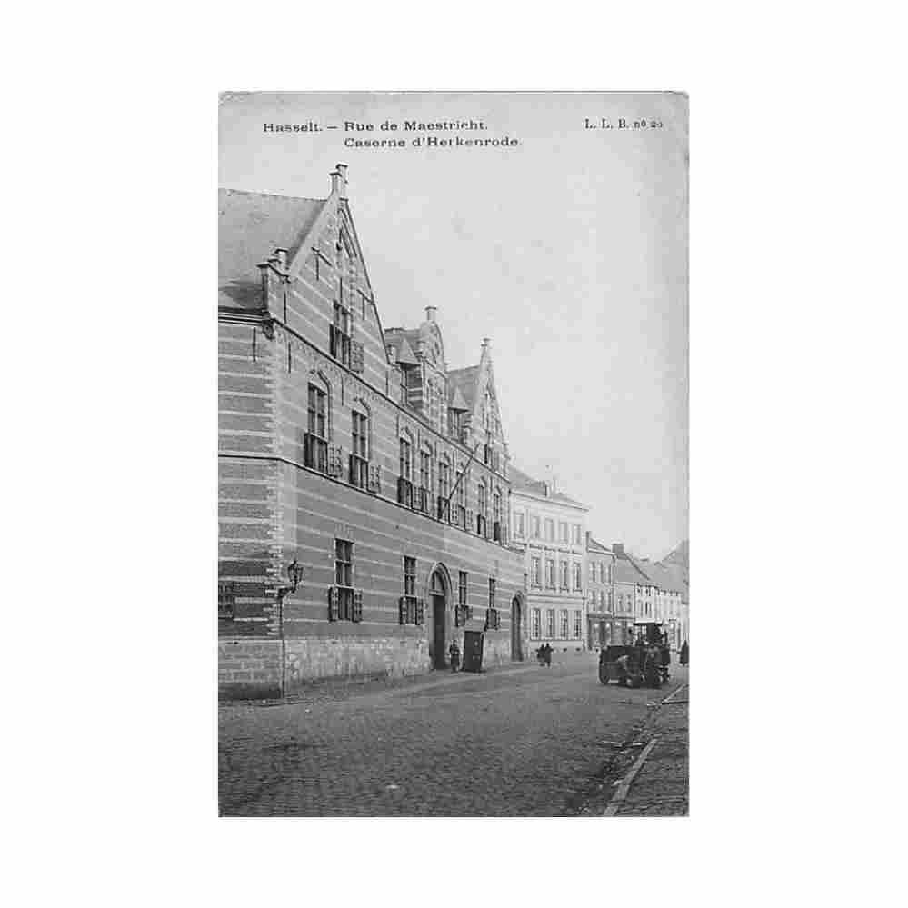 belgie hasselt limb maastrichtstraat kazerne herkenrode Vintage A4 Photo Print
