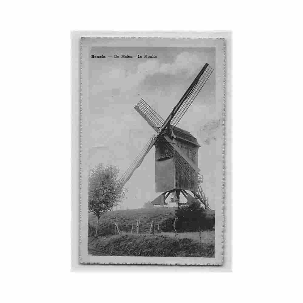 belgie herzele o vl de molen Vintage A4 Photo Print