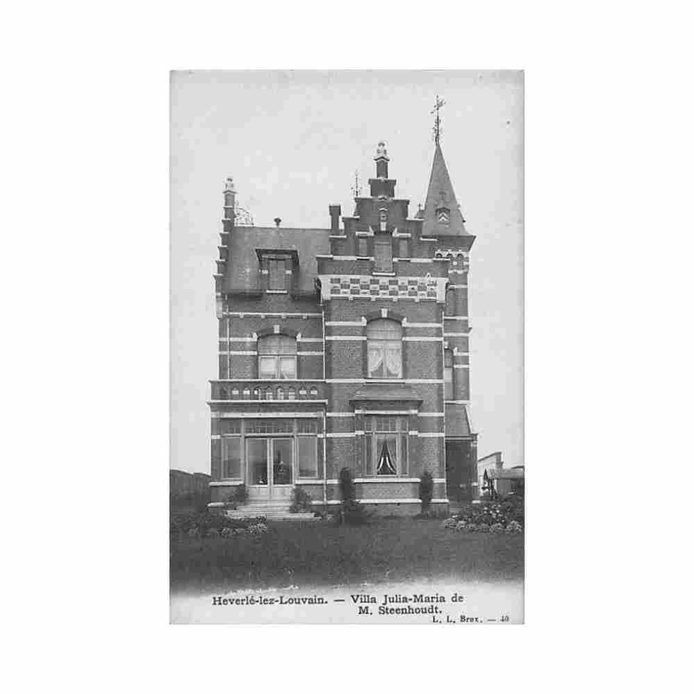 belgie heverlee vl br villa julia maria m steenhoudt Vintage A4 Photo Print