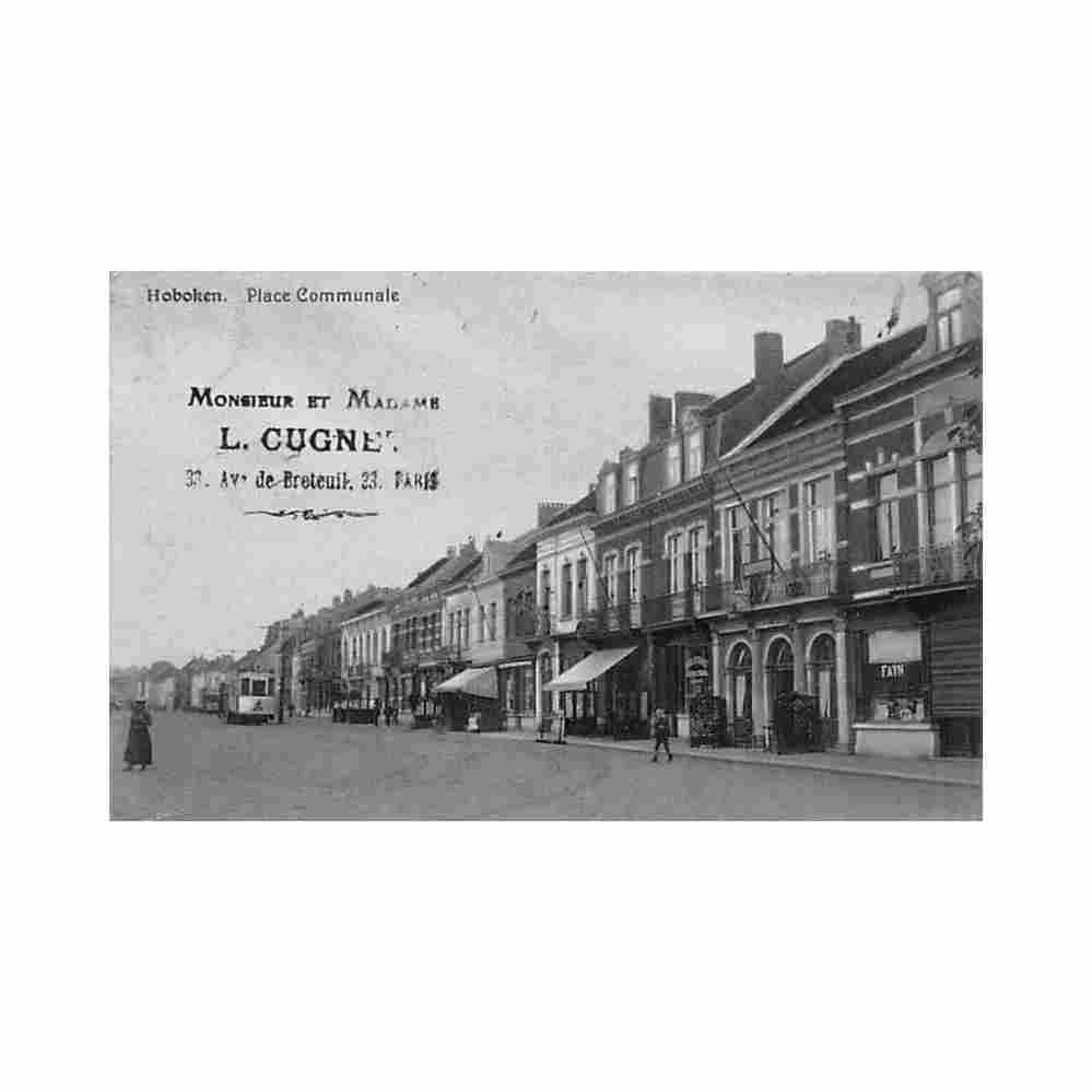 belgie hoboken ant plein Vintage A4 Photo Print