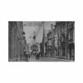 belgie ieper w vl menenstraat werken voor de bouw van het engelse monument van de menenpoort Vintage A4 Photo Print