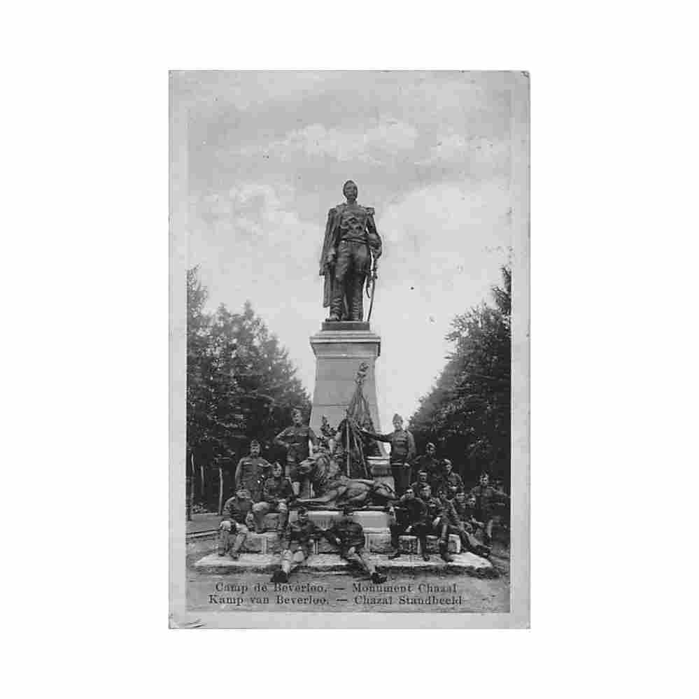 belgie kamp van beverloo limb chazal stanbeeld Vintage A4 Photo Print