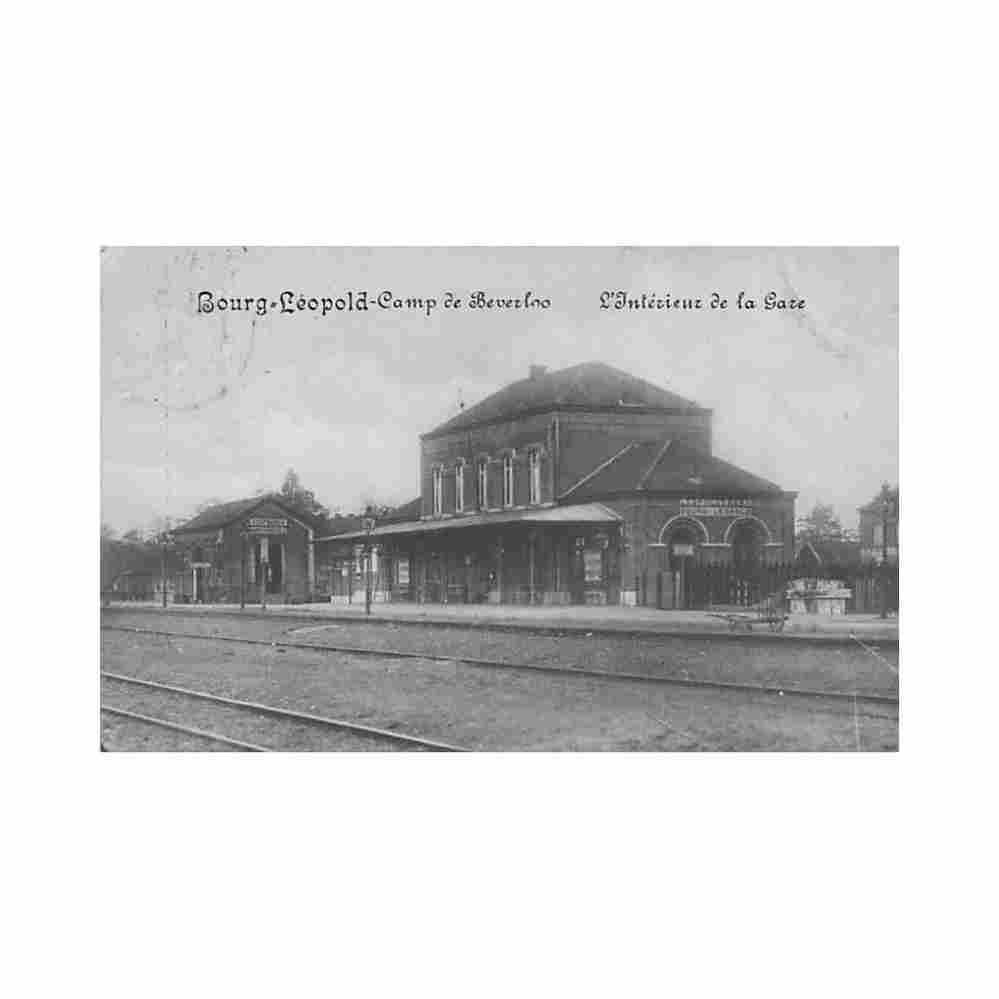 belgie leopoldsburg kamp van beverlo limb interieur van het station Vintage A4 Photo Print