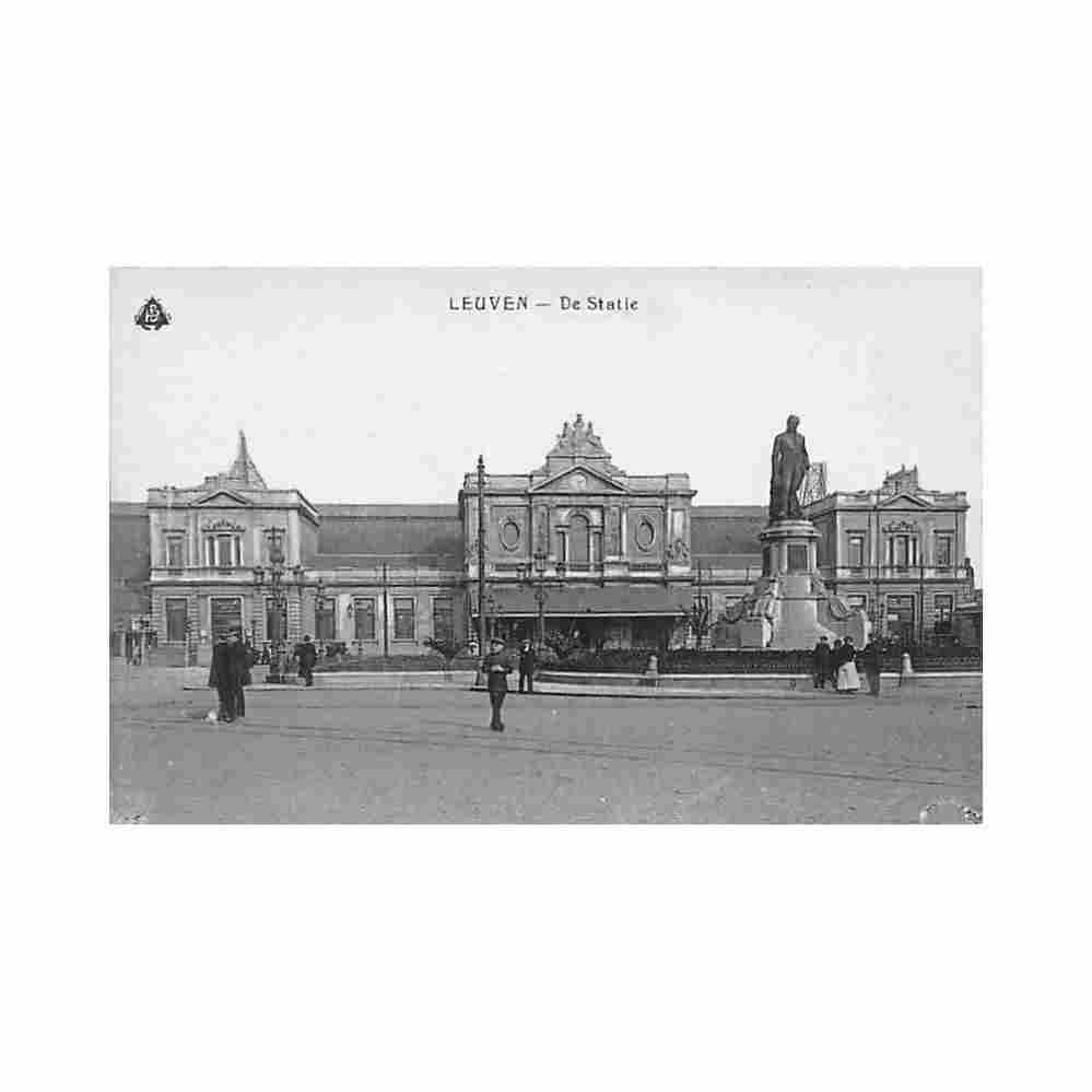 belgie leuven vl br de statie Vintage A4 Photo Print