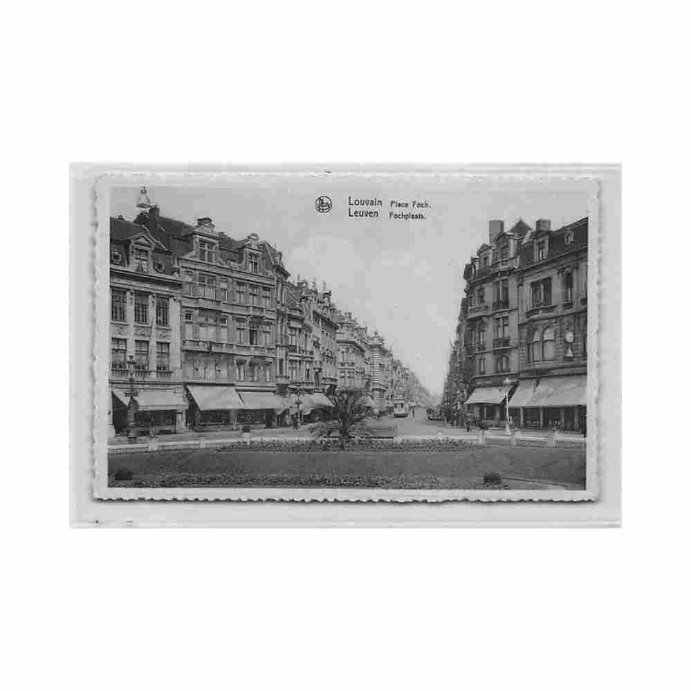 belgie leuven vl br fochplaats Vintage A4 Photo Print