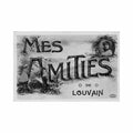 belgie leuven vl br mes amities de louvain mijn vriendschappen uit leuven uitg onbekend Vintage A4 Photo Print