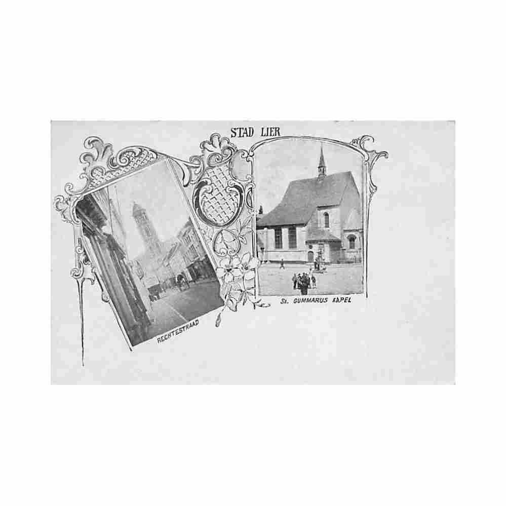 belgie lier ant rechtestraad st gummarus kapel Vintage A4 Photo Print