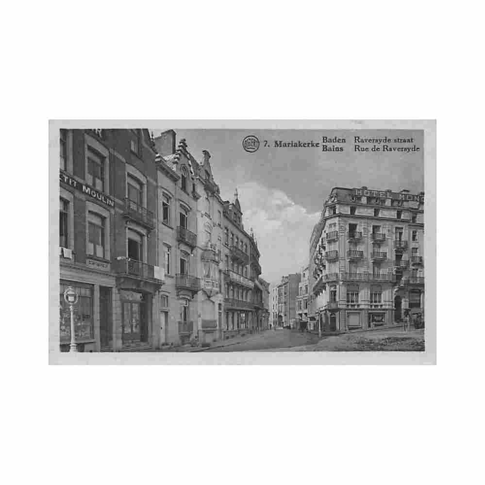 belgie mariakerke oostende w vl raversydestraat Vintage A4 Photo Print