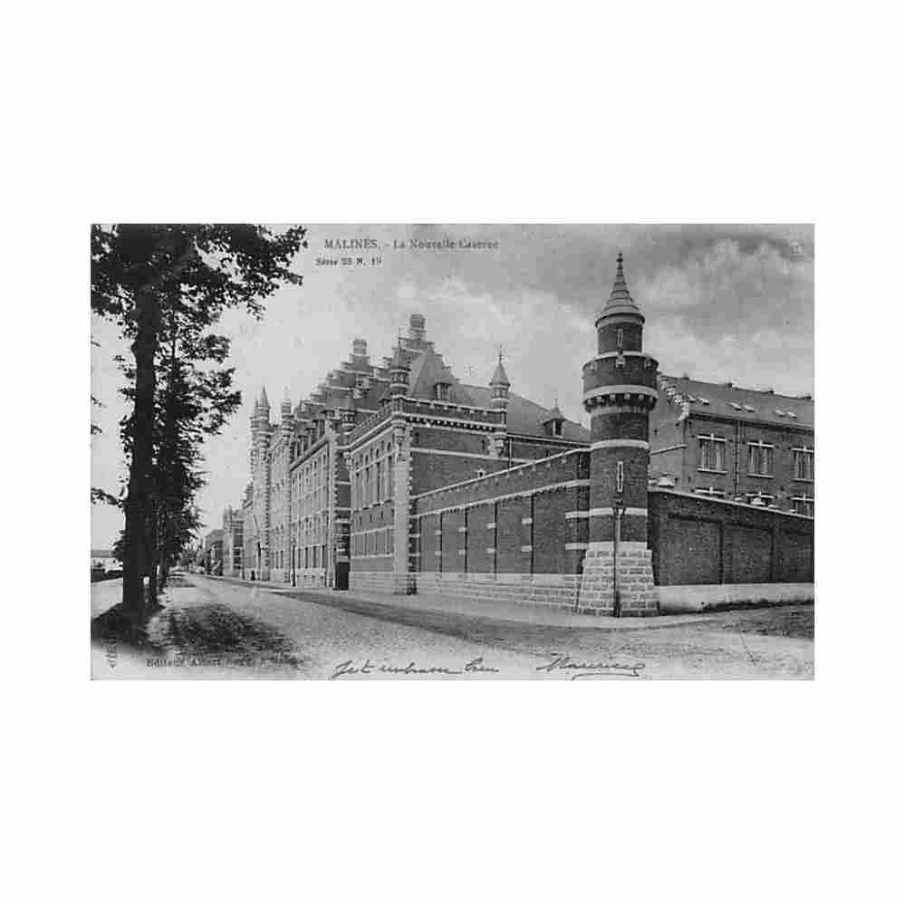 belgie mechelen ant de nieuwe kazerne uitg albert sugg serie 23 n 19 Vintage A4 Photo Print