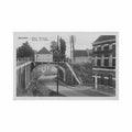 belgie merelbeke o vl statie boogbrug Vintage A4 Photo Print