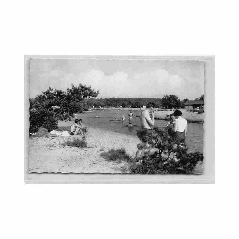 belgie mol ant strand uitg r eysermans Vintage A4 Photo Print