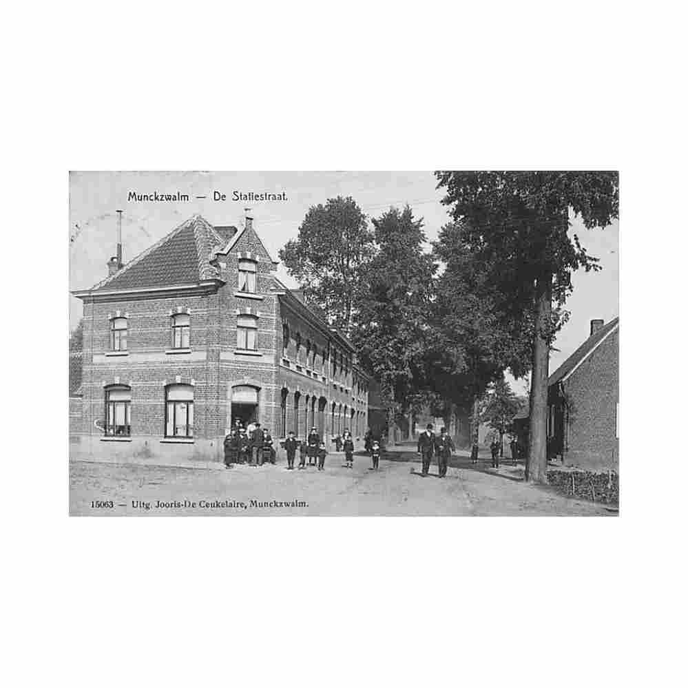 belgie munkzwalm munckzwalm o vl de statiestraat Vintage A4 Photo Print