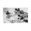 belgie oostakker o vl amities vriendschappen Vintage A4 Photo Print