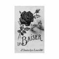 belgie oostakker o vl un baiser een kus Vintage A4 Photo Print