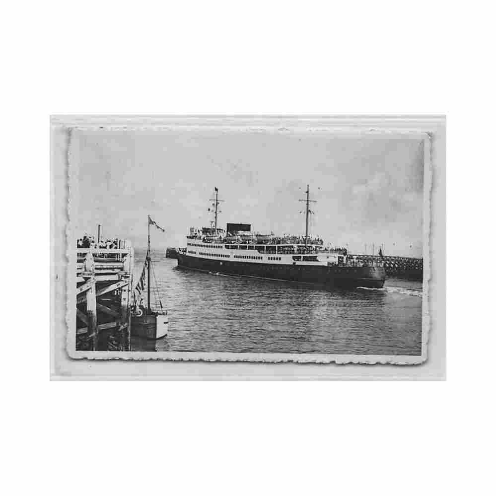 belgie oostende w vl de mallboot koning albert Vintage A4 Photo Print
