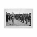 belgie oostende w vl le roi baudouin passe en revue les troupes de retour du congo belge le 27 aout 1960 carte  Vintage A4 Photo Print