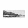 belgie oostende w vl westdijk baden uitg le bon 30 Vintage A4 Photo Print