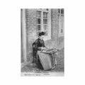 belgie poperinge w vl kantwerkster dentelliere lacemaker Vintage A4 Photo Print