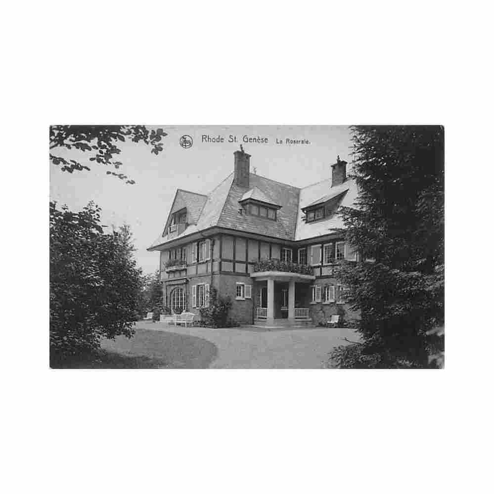 belgie rhodes saint genese vl br la roseraie ed ern thill Vintage A4 Photo Print