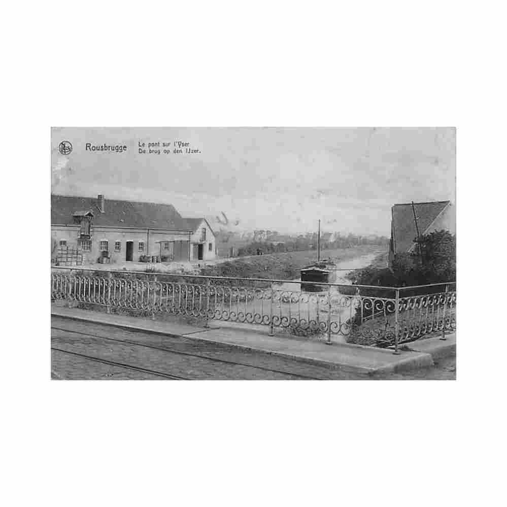 belgie roesbrugge w vl de brug op den ijzer Vintage A4 Photo Print