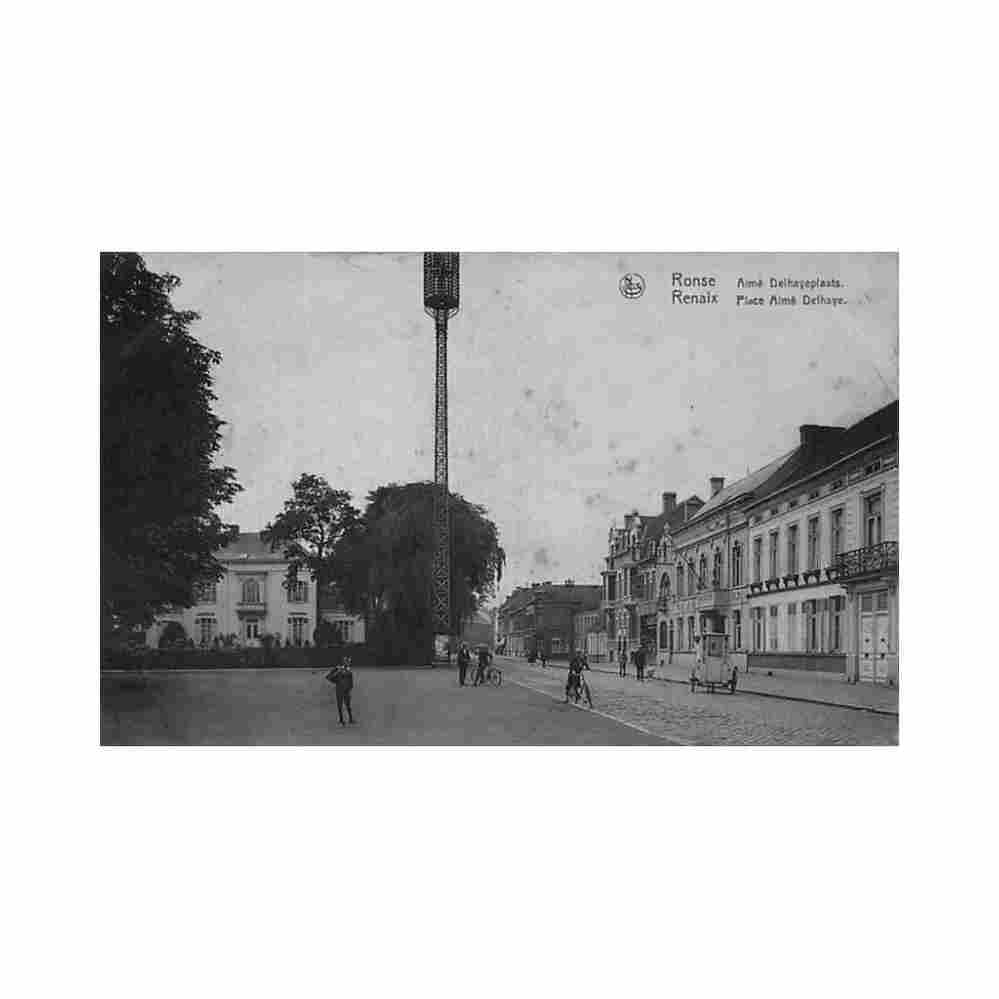 belgie ronse o vl aime delhayeplaats Vintage A4 Photo Print