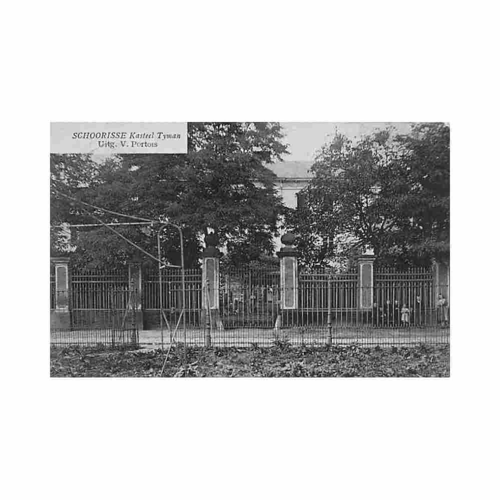 belgie schorisse o vl kasteel tyman Vintage A4 Photo Print