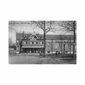belgie sint mariaburg antwerpen hotel zwemdok Vintage A4 Photo Print
