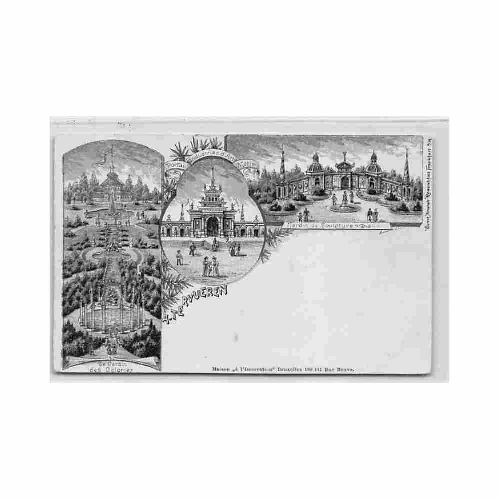 belgie tervuren vl br litho beeldentuin koloniale tuin uitg a l nnovation Vintage A4 Photo Print
