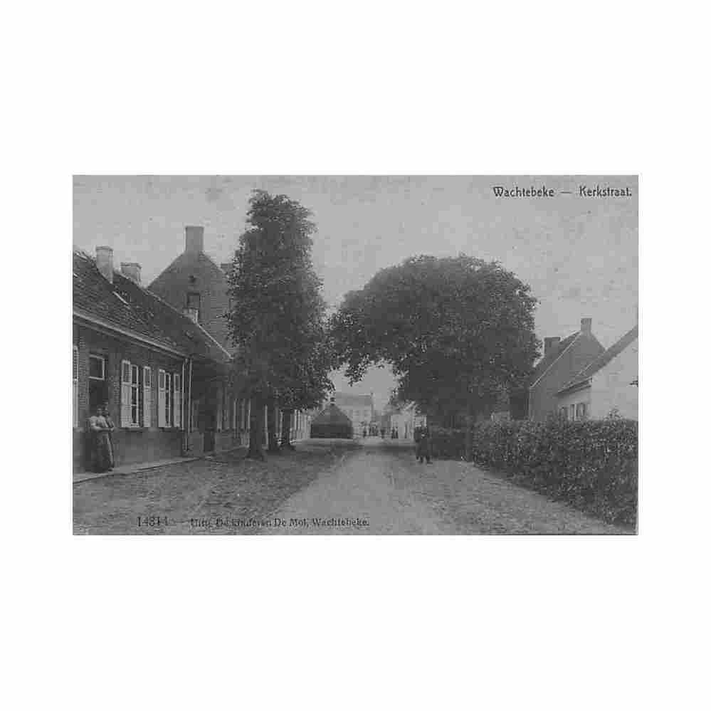 belgie wachtebeke o vl kerlstraat Vintage A4 Photo Print