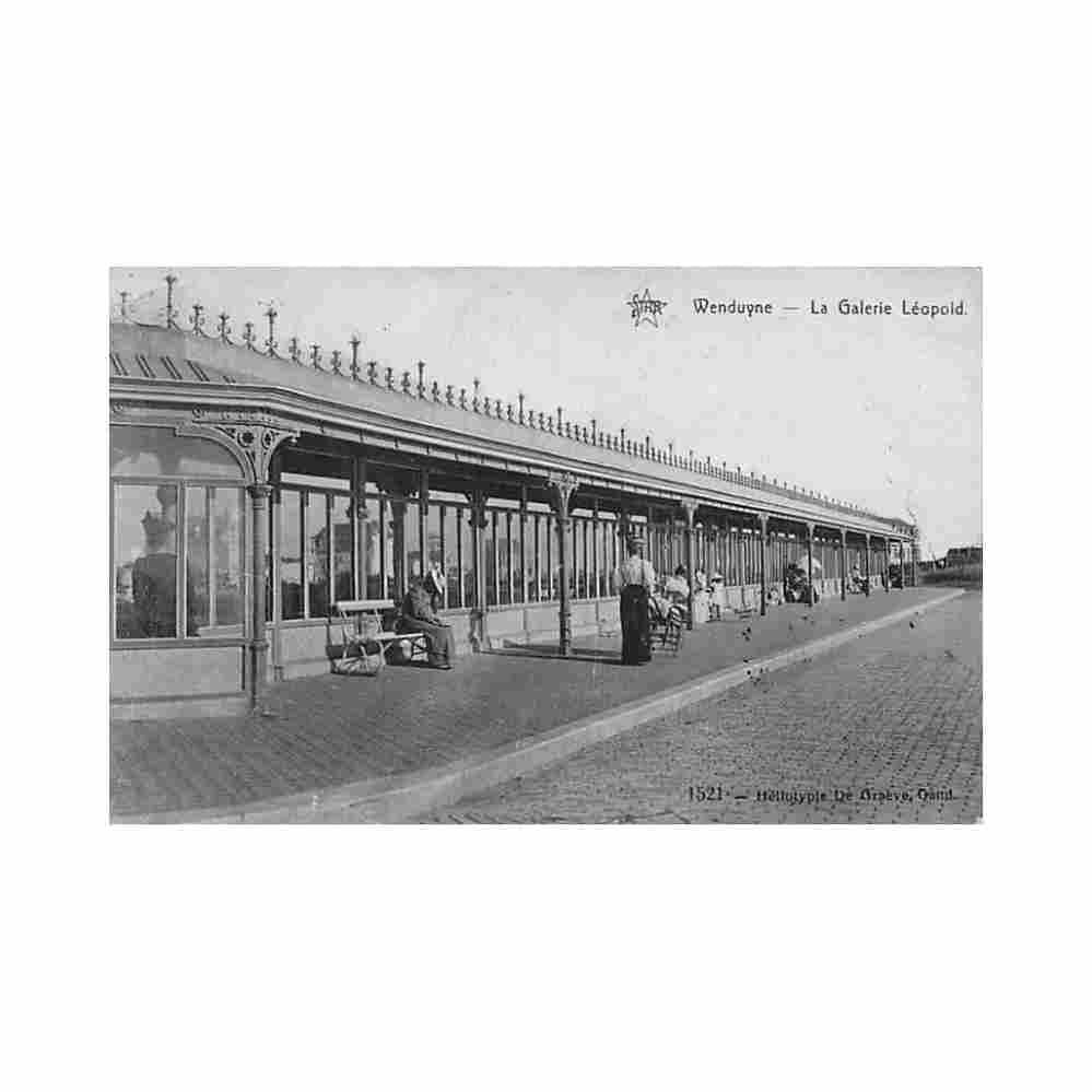 belgie wenduine w vl de leopoldgalerij Vintage A4 Photo Print