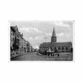 belgie wenduine w vl het plein en de kerk Vintage A4 Photo Print
