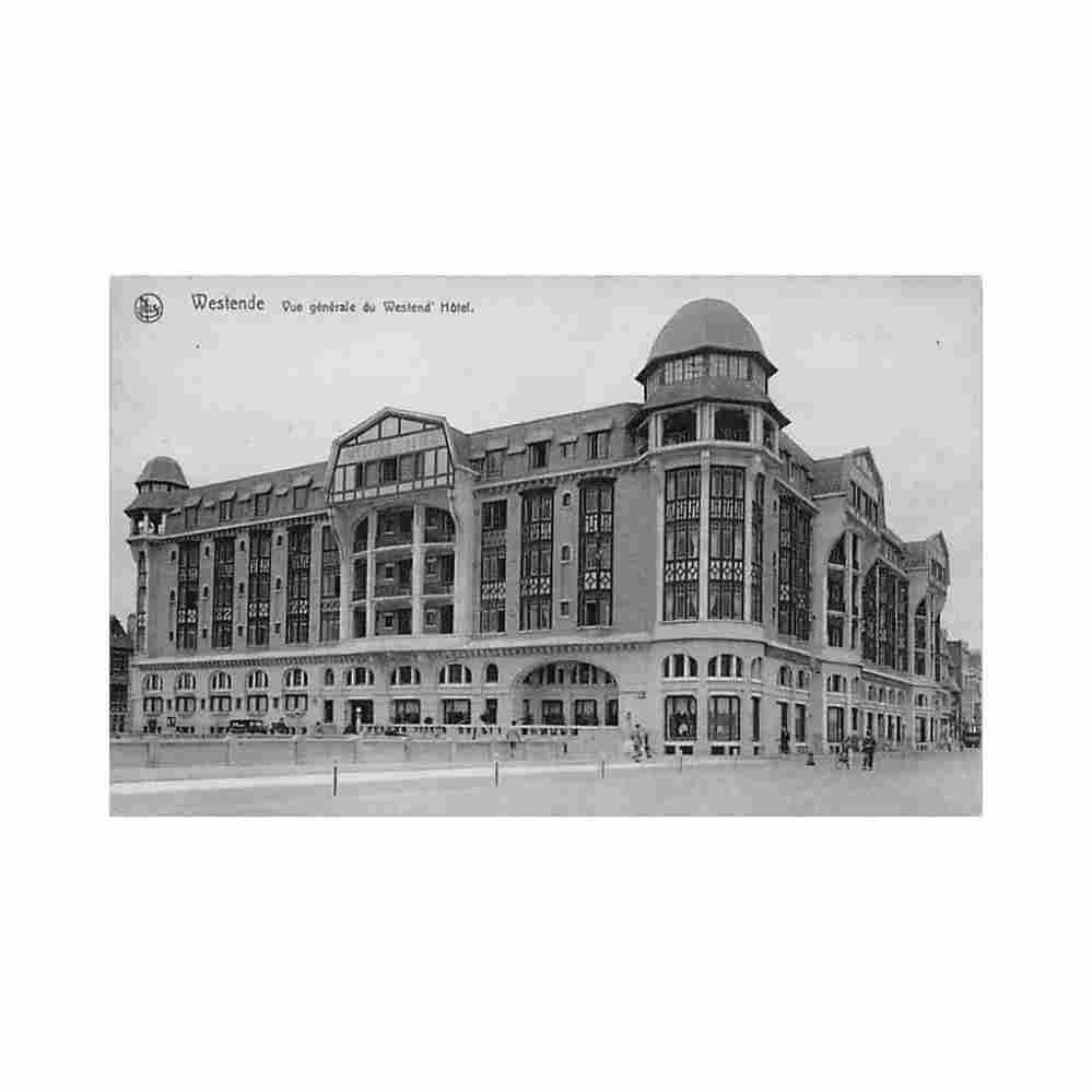 belgie westende w vl westend hotel Vintage A4 Photo Print