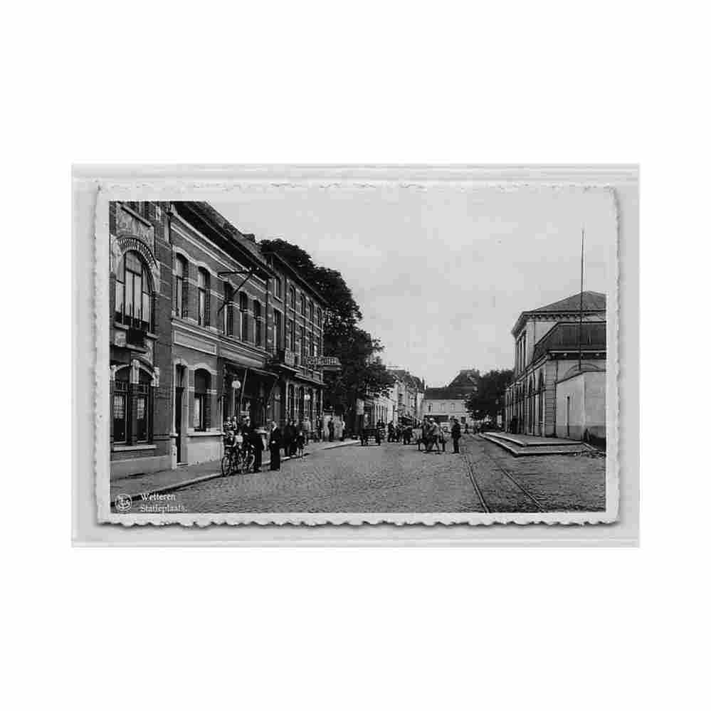 belgie wetteren o vl statieplaats Vintage A4 Photo Print