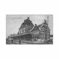 belgique ath hainaut la gare interieur Vintage A4 Photo Print