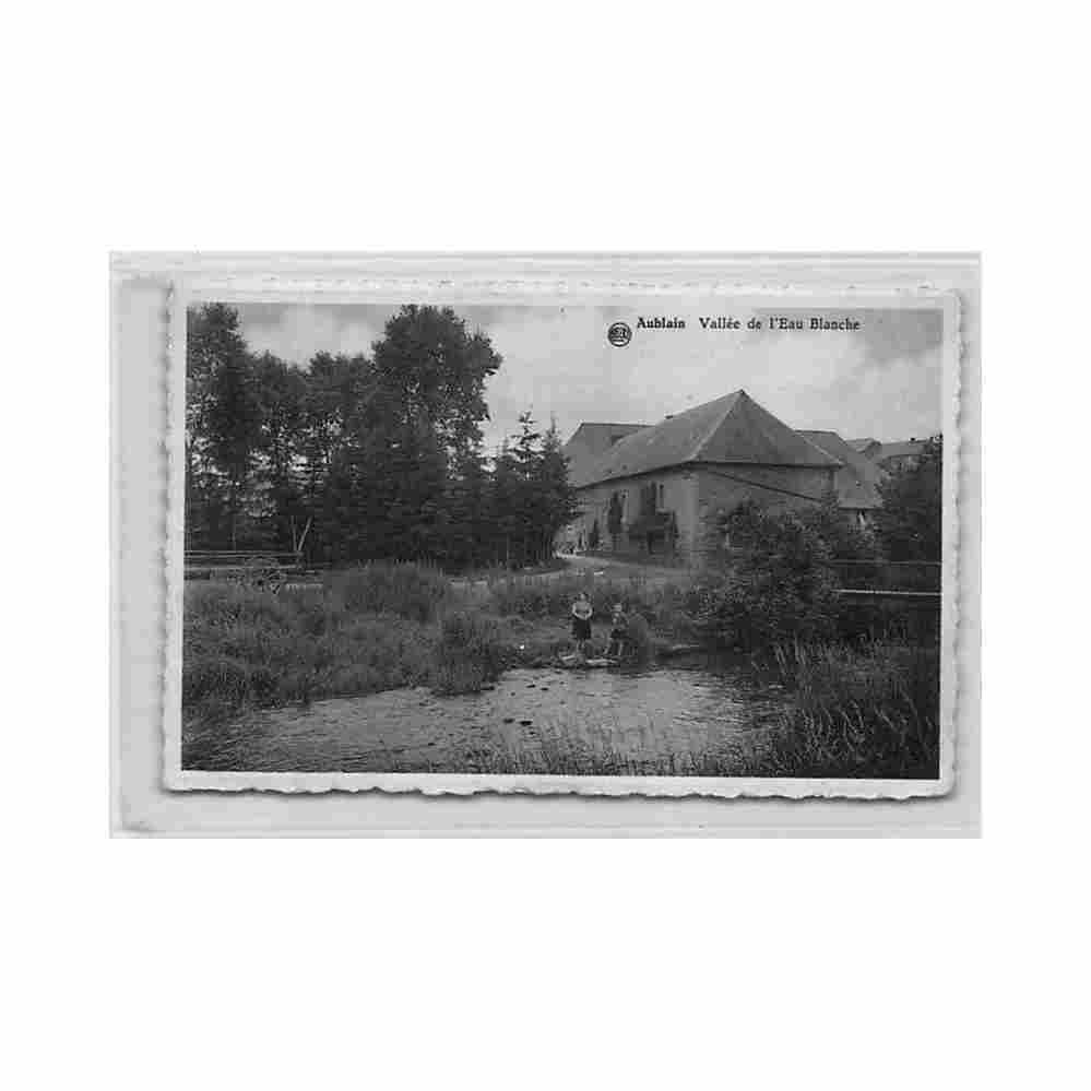 belgique aublain namur vallee de l eau blanche Vintage A4 Photo Print