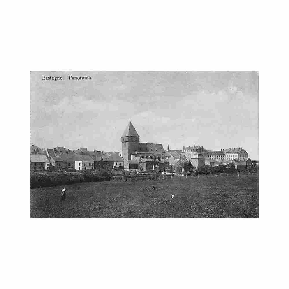 belgique bastogne prov lux panorama Vintage A4 Photo Print