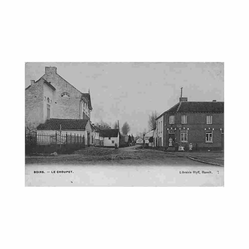 belgique boirs liege le croupet cafe Vintage A4 Photo Print