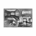 belgique bon secours hainaut salle de billard de l institut voet Vintage A4 Photo Print