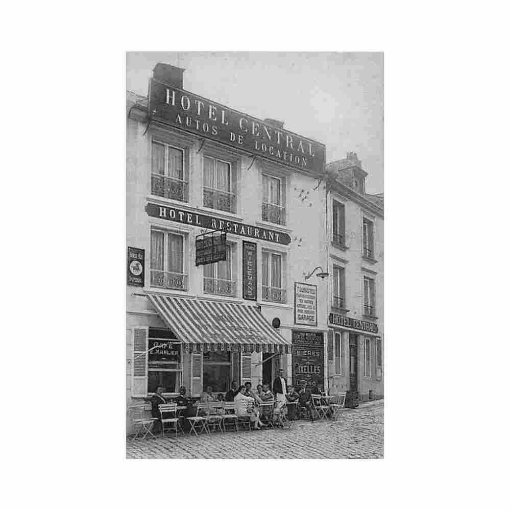 belgique bouillon lux hotel central au moka Vintage A4 Photo Print