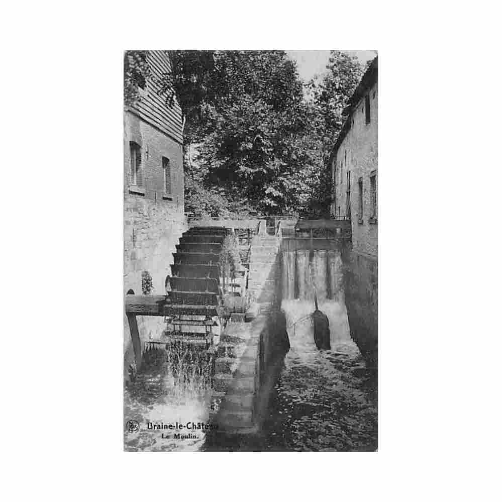 belgique braine le chateau br w le moulin ed mary Vintage A4 Photo Print