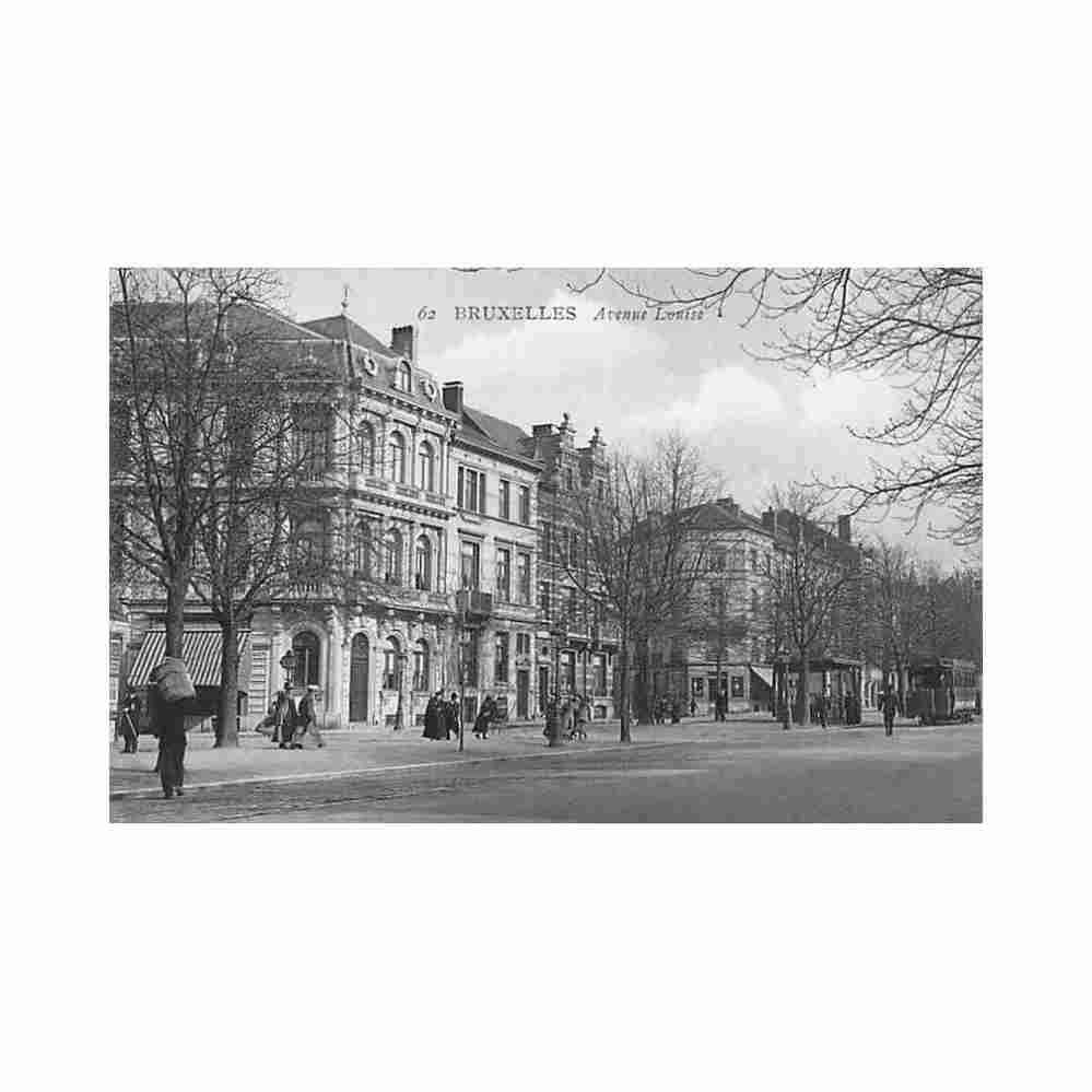 belgique bruxelles avenue louise Vintage A4 Photo Print