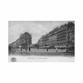 belgique bruxelles la place de brouckere Vintage A4 Photo Print