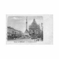 belgique bruxelles le monument anspach ed vanderauwera serie 1 n 4 Vintage A4 Photo Print