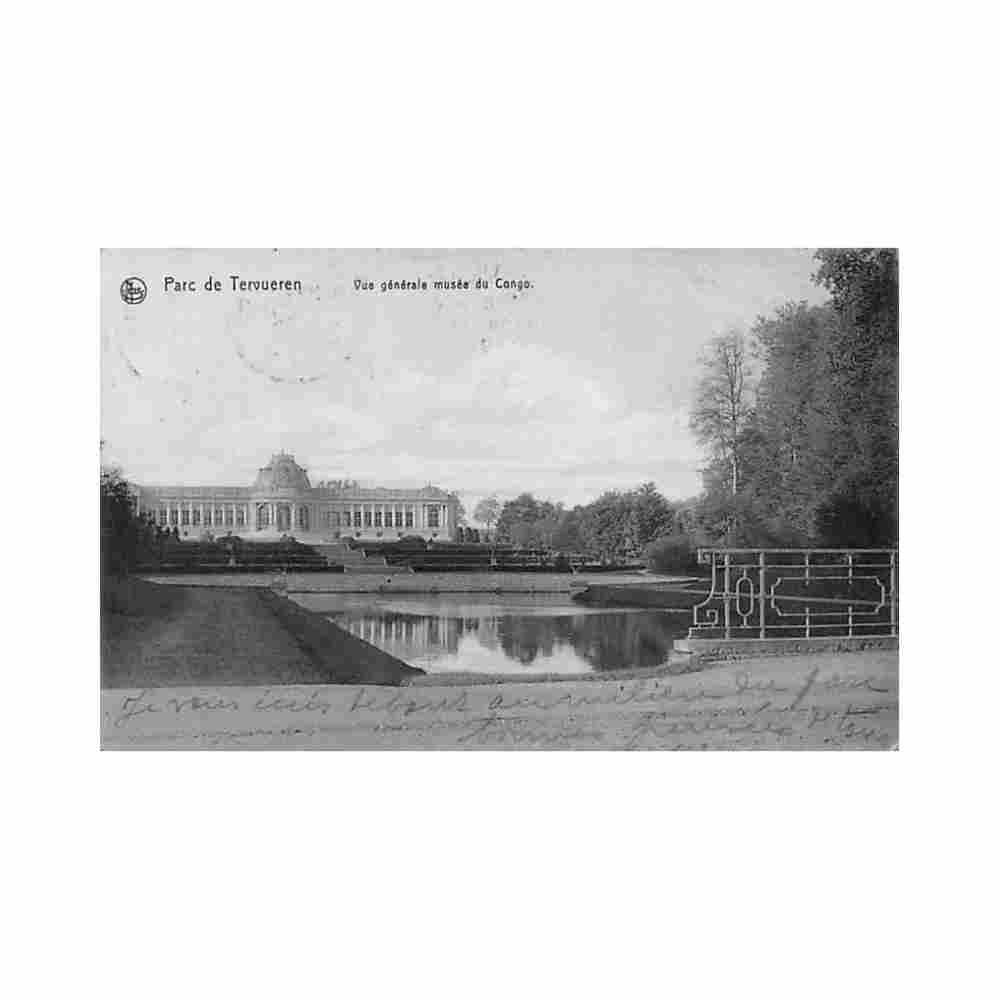 belgique bruxelles parc de tervueren musee du congo ed nels epouse michiels leblicq Vintage A4 Photo Print