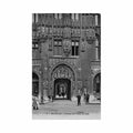belgique bruxelles portique de l hotel de ville ed grand bazar anspach 9 papier glace Vintage A4 Photo Print