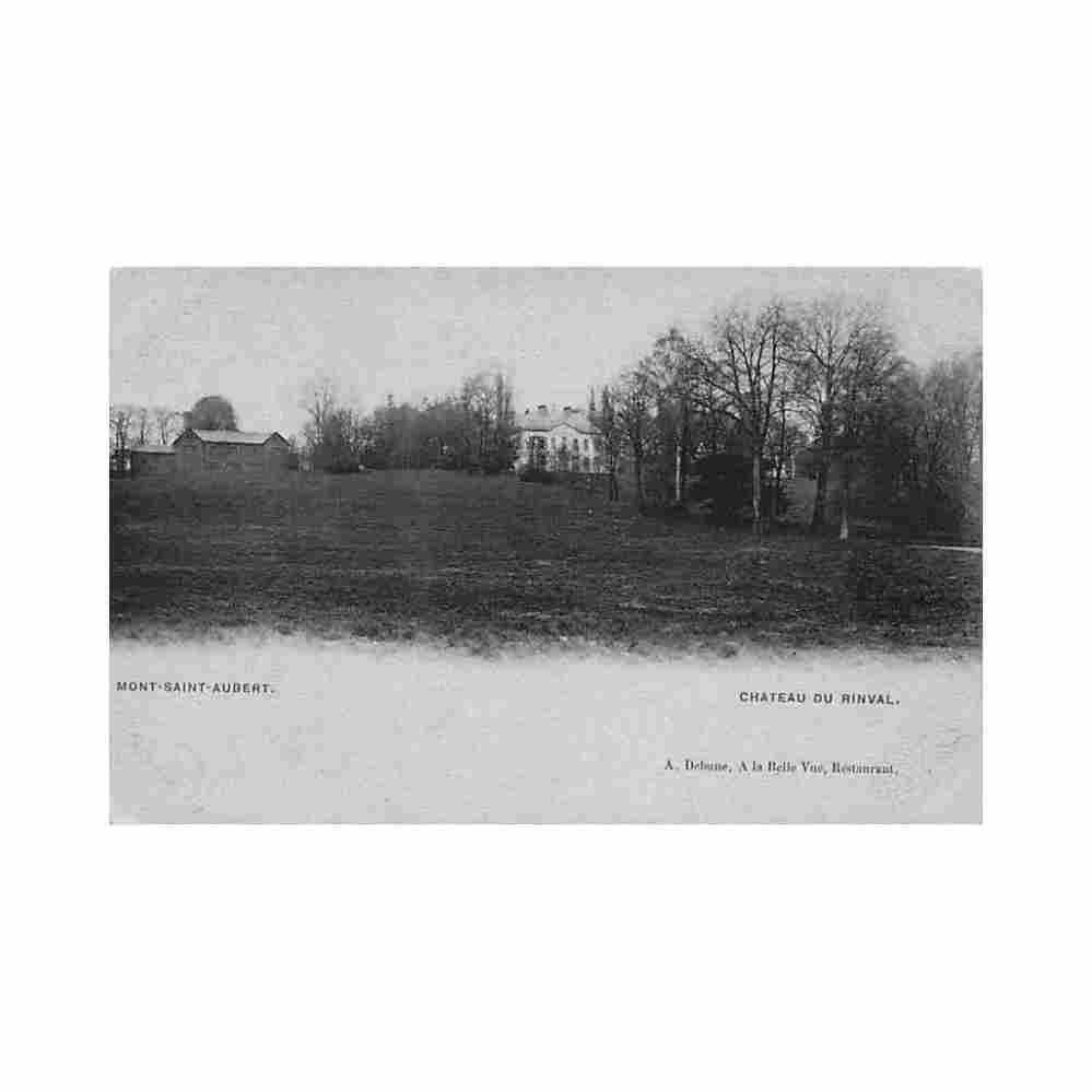belgique chateau du rinval hainaut Vintage A4 Photo Print