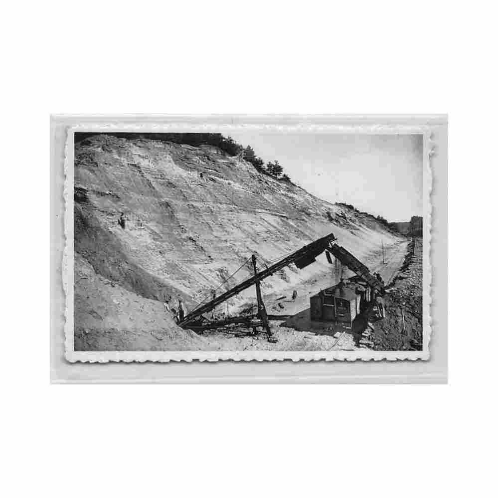 belgique chaumont gistoux br w les sablonnieres Vintage A4 Photo Print
