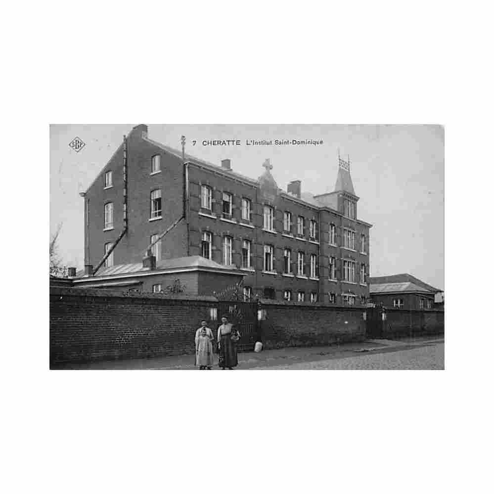 belgique cheratte liege l institut saint dominique Vintage A4 Photo Print